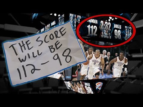 How I predicted the EXACT score of EVERY game! Learn Now! Easy mentalism secret