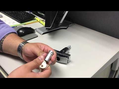 How to remove plug lock (vending machine cylinder) from vending machine T-handle