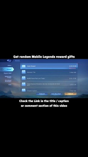 63K views · 404 reactions | One click lang.. get mobile Legends random Gift #MLBBMYHERO #MLBBCreator #2025MYHERO #MLBB Link! https://sg-play.mobilelegends.com/cdk/CMCCNov/landpage1114/?code=J7222QA42SJ4FB6A&tg=3si&fbclid=IwdGRjcAOQ645leHRuA2FlbQIxMABzcnRjBmFwcF9pZAwzNTA2ODU1MzE3MjgAAR6u9GVRMEt7xQlrJIaTQaAyiBdGng9wYXhVcpB7pTuUsjJZeeIWDVNSqMuXEw_aem_RqBtgUHDAM_2rfGUuGlgJw | Jay Bona | Facebook