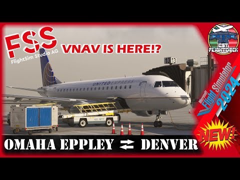 *NEW* FSS EJets VNAV Experimental: VATSIM Ready? | SkyWest E175 OMA-DEN Round Trip | #msfs2024