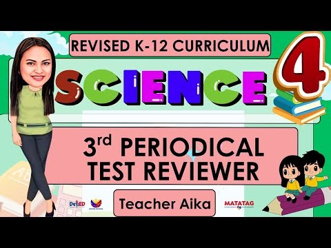 SCIENCE 4 GRADE 4 Quarter 3 THIRD Periodical Test Reviewer #grade4#revisedk12curriculum#teacheraika