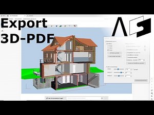 3D Modelle als PDF aus Allplan exportieren