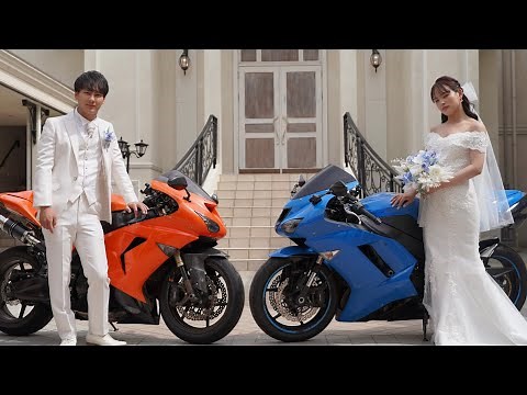 夫婦ライダーの結婚式オープニングムービー