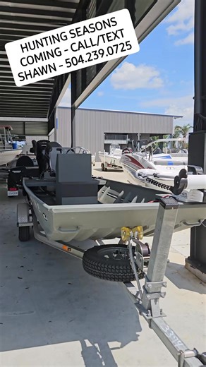 Quack Quack Quack! Call Shawn for all your surface drive/aluminum boat needs! We accept trade ins! On site financing! Warranties available! 6440 westbank expressway Marerro, LA #boatsforsale #huntingseason #duckhunting #ducks #boats #South #downsouth #fishing #huntinglife #mudboat #surfacedriveboat #aluminumboat | The Boat Yard • Louisiana Boat Dealer • Buy Sell Trade • Boats For Sale