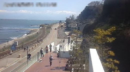 道の駅雨晴ライブカメラ(富山県高岡市太田)