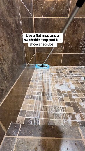 Easy Shower Cleaning Tips with Flat Mop