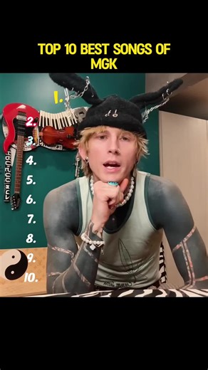 🎵Top 10 MGK Songs Let us know if you disagree @the gunner #mgk #punk #top10 #top10songs #hiphop