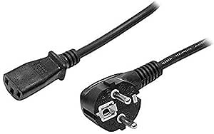 StarTech.com 2m (6ft) Computer Power Cord, 18AWG, EU Schuko To C13, 10A 250V, Black Replacement AC Power Cord, Printer Power Cord, PC Power Supply Cable, Monitor Power Cable, UL Listed (PXT101EUR)
