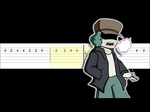 Friday Night Funkin - VS Garcello - NERVES (Easy Guitar Tabs Tutorial)
