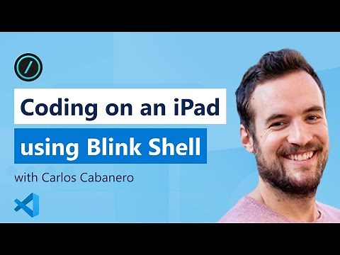 On-the-go coding on an iPad with Blink Shell and VS Code