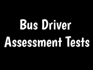 Bus Driver Assessment Tests | Bus Driver Psychometric Tests |