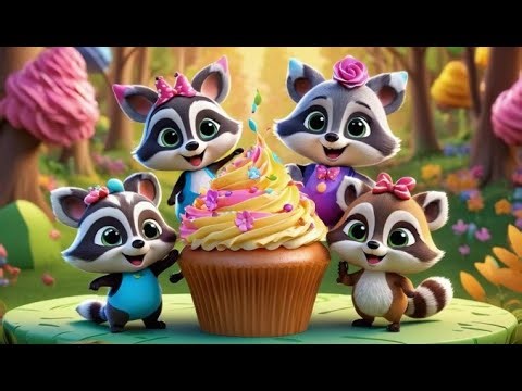 L'ours qui faisait des cupcakes | Chanson Pour | French Nursery Rhyme | Kids Songs | Baking Song