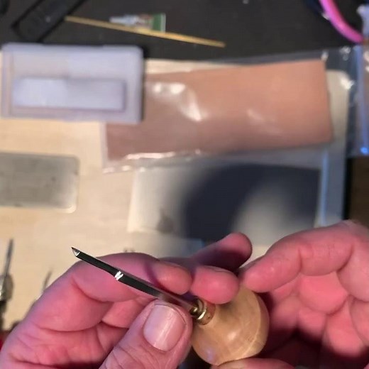 Hand engraving: Push gravers, onglette, oval, and knife.