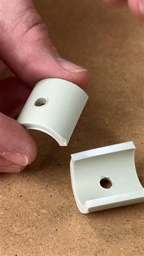 PVC pipe into cabinet shelf holder | Magic Hands Creations