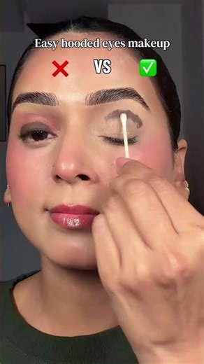 Hooded Eyes Makeup 🤯 TikTok Alexadra Claudia