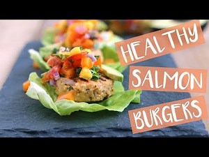 BEST SALMON BURGER Recipe with Pineapple Salsa | Grilling Recipes