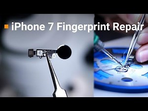 How to Fix Damaged iPhone 7 Home Button | Microsoldering Repair Lesson