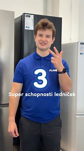 14 reactions | Tak schválně, znáte tyto super schopnosti ledniček?  ✅ Super chlazení: superrychle zchladí váš nákup�� ✅ Prázdninový mód: je určený pro situace, kdy odjíždíte a v lednici skoro nic není. Umožní například minimalizovat cykly mražení, aby nebylo zbytečně spotřebováno tolik energie.� ✅ Nulová zóna: oblast kde lze nastavit teplotu na 0 °C. Je ideální na skladování masa a ryb. 數 | Planeo | Facebook