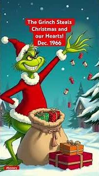 Holiday Classic Debuts: How the Grinch Stole Christmas Premieres in 1966 #history #worldhistory