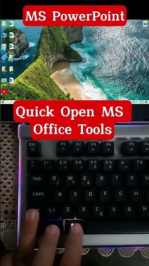 Quick open office tools shortcut key | #msoffice #shortcutkeys #computer #msofficetutorial