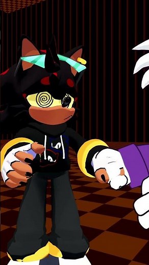 Rouge makes Shadow hold her hand (Chowder reference!)