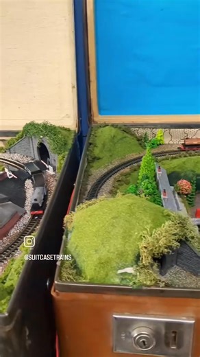 Suitcasetrains bespoke working trainsets housed in vintage suitcases #fblifestyle | Suitcase Trains