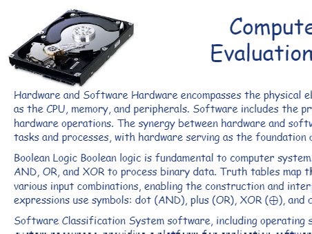 Computer systems: Literacy in Computer science: 3 adapted Guided reading levels | Teaching Resources