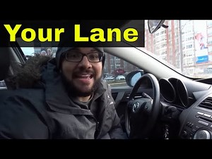 Staying In Your Lane While Driving-Lesson For Beginners
