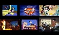 Mix of 6 videos from youtube : Animaniacs Intro Comparison