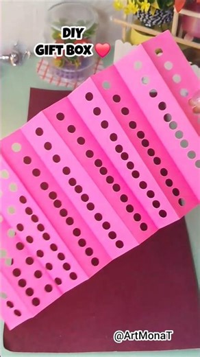 Try this simple handmade surprise giftbox 😍. #shorts​ #craft