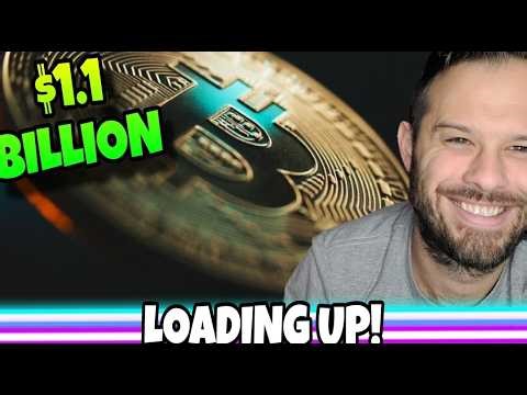 Institutions Are Loading Up On Bitcoin! $1.1 Billion Inflows Send BTC Higher!