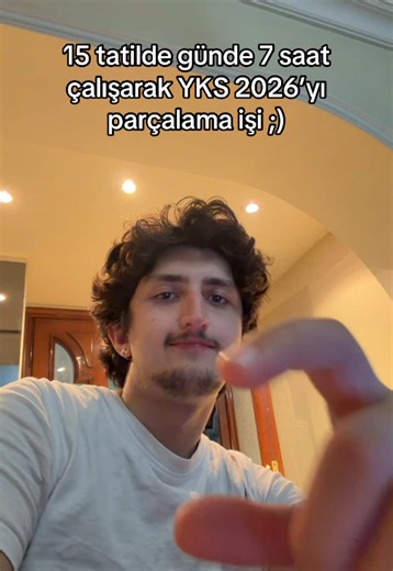 15 tatil için YKS 2026 sayısal programı hazırladım ;)