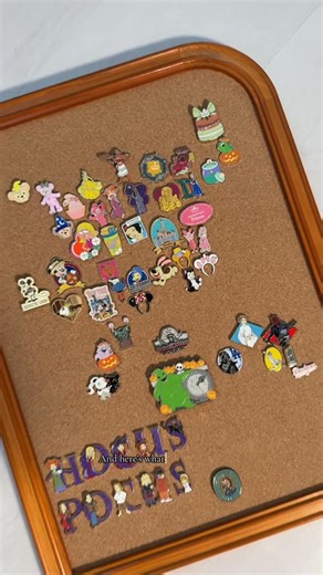 SHAY || DISNEY STYLE on Instagram: "Who would’ve thought that pin trading would be such an expensive hobby? lol what did I get myself into😅 My pin board is growing & I am so obsessed with how it’s looking so far! #disneystyle #disney #disneygram #disneyland #disneyparks #outfitinspo #disneypins #disneypintrading"