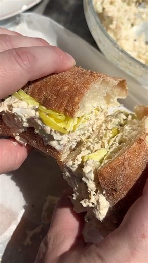 14K views · 80 reactions | Lemony Tuna Salad Sandwich Comment "RECIPE" and I'll send this recipe link right to your inbox. | Cooking with Cocktail Rings | Facebook