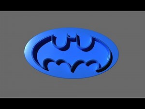 How to make a Batman cookie cutter with design spark mechanical