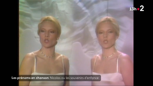 🎶 "Nicolas, Nicolas, ma première larme ne fût que pour toi" Le #JT13H retrace l'histoire du prénom Nicolas à travers les chansons, qui a notamment, inspiré Sylvie Vartan ou encore William Sheller. | Le 20h – France Télévisions