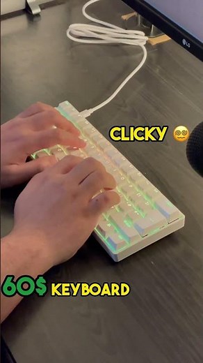 Cheap to expensive keyboard. #ASMR #mechanicalkeyboard #Linear #clicky #membrane #budget #cheap