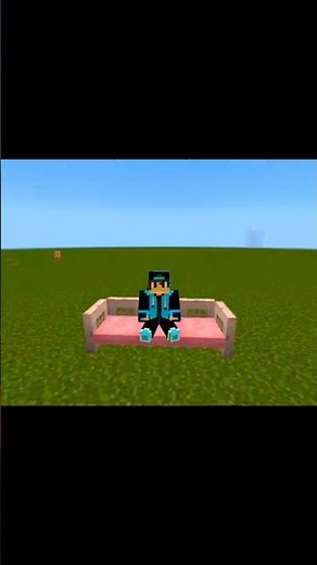 Cute Pink Bench Build in Minecraft! 🌸🛋️ #shorts #minecraft