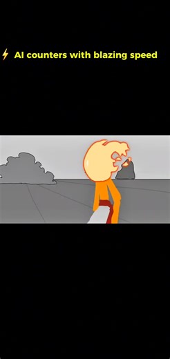 Programmer Strikes First! ⚫💻 vs AI ⚡ | Part 2/3 #shorts #shortvideo