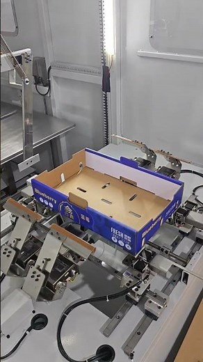 Automatic Box Folding Machine | Smart Carton Folding Process in Factory