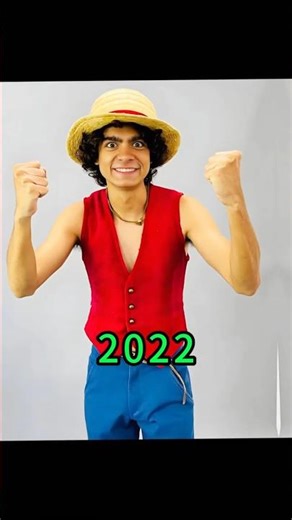 One Piece Luffy(Inaki Godoy) Evolution 2007-2026 🔥