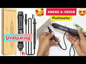 Unboxing "Pen Type Multimeter Explained | Ultimate Guide & Testing Tips!"