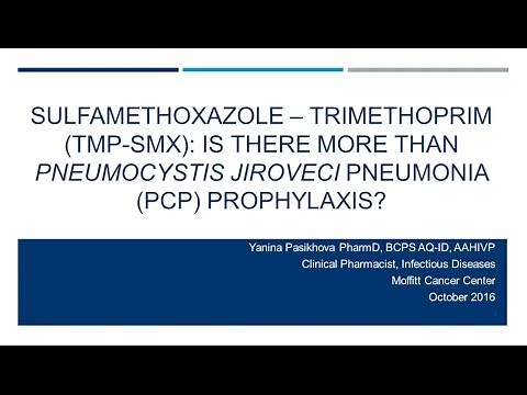 Trimethaprim/Sulfamethoxasole: Its Role in Nocardiosis -- Yanina Pasikhova, Pharm.D