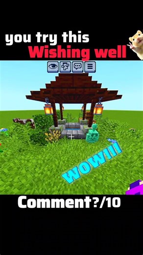 Minecraft Wishing Well ✨ #shorts