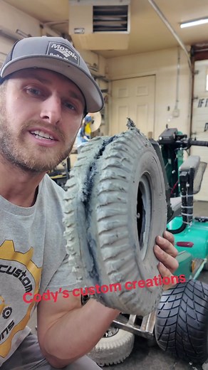 Watch Tires Popping Action at Cody's Custom Creations!