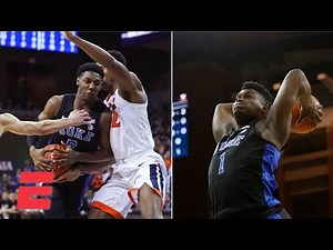 RJ Barrett and Zion Williamson lead Duke past Virginia | College Basketball Highlights