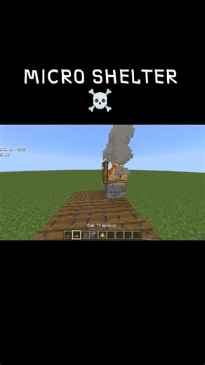 MINECRAFT; MICRO SHELTER 💀💀