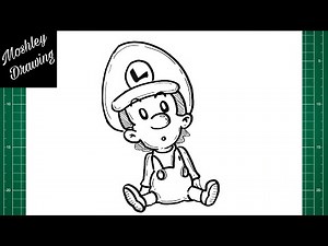 How to Draw Baby Luigi