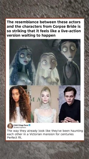 These Actors Look EXACTLY Like Corpse Bride Characters! 😱