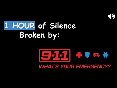 1 Hour of Silence Broken by "911 what's your emergency?" Operator